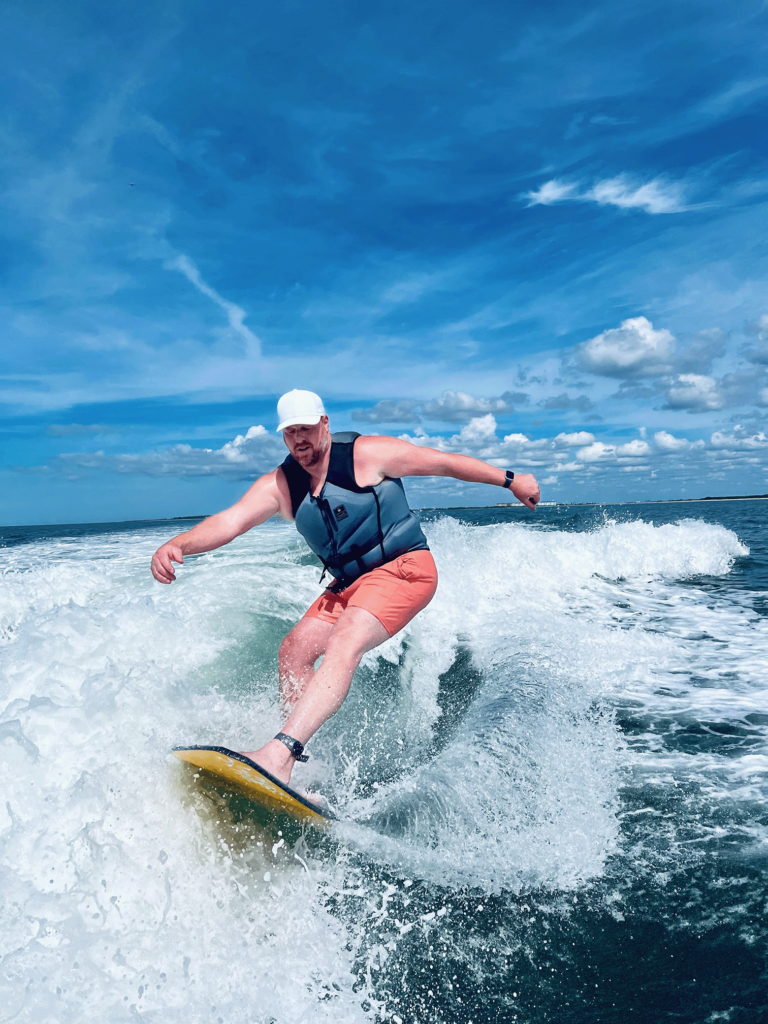 Wakesurfing Clearwater Beach