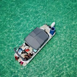 Arial photo of pontoon