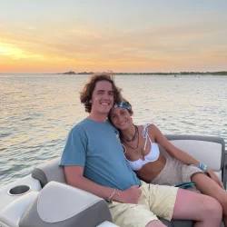 Sunset couple