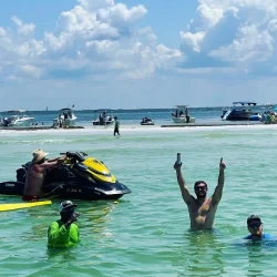 Sandbar fun